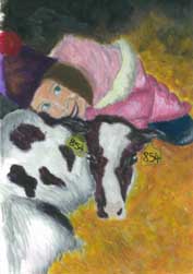 'Sprintime' painting and link to schools' competition 